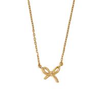 kate spade new york Girlie Pearlie Mini Bow Pendant, Regular, Brass, Cubic Zirconia