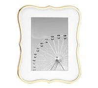 kate spade new york Gold Crown Point 5" X 7" Frame, 1.65 LB | gold-plated gilt metal | holds a 5x7 photo | 7.75 x 9.5 inch size, elegant keepsake gift, wall decor