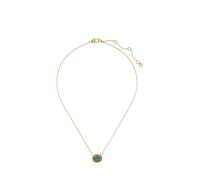 Kate Spade New York Gold Green + Blue Horizontal Oval Halo Necklace - Gold