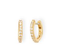Kate Spade New York Gold Pavé Huggies - Gold