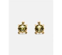 Kate Spade New York Gold Secret Garden Green Turtle Studs - Gold