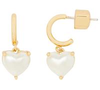 Kate Spade New York Heart Huggies, Pearl