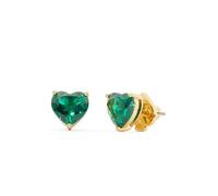 Kate Spade New York Heart Studs, Green