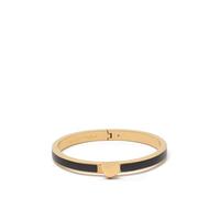 Kate Spade New York Heart You enamel hinged bangle, Black/Gold