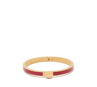 Kate Spade New York Heart You enamel hinged bangle, Red.