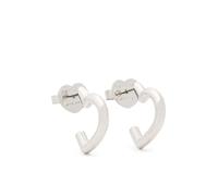 Kate Spade Heart You Hoops - SILVER