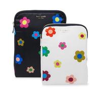 kate spade new york Insulated Snack Bag Keeper with Zipper, Reusable Thermal Sandwich Bag Holders for Lunch Bag, Gingham Garden