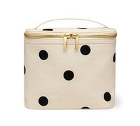Kate Spade New York Insulated Soft Cooler Lunch Tote with Double Zipper Close and Carrying Handle, Big Deco Dot