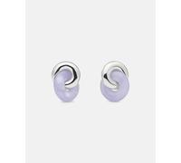 Kate Spade New York Interlock Stud (Light Purple/Silver)