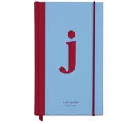 kate spade new york Just Mine Notebook Journal, Monogram Cloth Hardcover Journal, 8.25" x 5.25", Diary Includes 168 Lined Pages, (J)