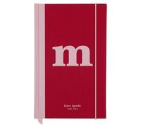 kate spade new york Just Mine Notebook Journal, Monogram Cloth Hardcover Journal, 8.25" x 5.25", Diary Includes 168 Lined Pages, (M)
