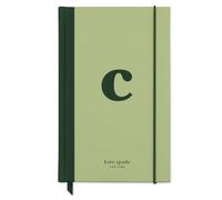 kate spade new york Just Mine Notebook Journal, Monogram Cloth Hardcover Journal, 8.25" x 5.25", Diary Includes 168 Lined Pages, (C)