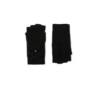 kate spade new york Knit Bow Pop Top Mitten Mitten Women (Pack of 1), Black/White, One size
