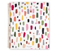 kate spade new york Large College Ruled Notebook, 11" x 9.5" Spiral Notebook with 160 Pages, Painterly Strokes