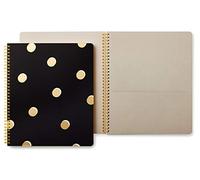 Kate Spade New York Large Spiral Notebook with 160 College Ruled Pages, Scatter Dot