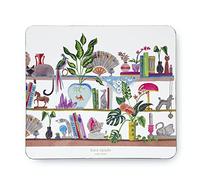 Kate Spade New York Leatherette Mouse Pad, 9" x 8" with Non-Slip Back, Bookshelf