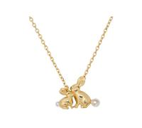 kate spade new york Love You, Mom Bunny Pendant, Regular, Brass, Cubic Zirconia
