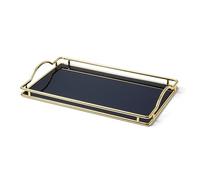 kate spade new york Make It Pop Navy Glass Courtesy Tray