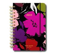 Kate Spade New York Medium 12 Month 2025 Planner Monthly and Weekly Spreads, Sticker Sheet, Note Pages, Pocket and Hardcover (Painterly Blooms)