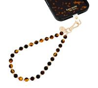 Kate Spade New York Phone Charm - Detachable Anchor Card Cell Phone Lanyard - Tortoise Bead
