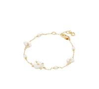 Kate Spade New York Precious Pansy Scatter Bracelet White Multi/Gold One Size, One Size