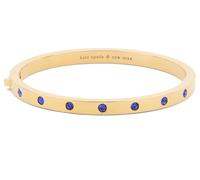 Kate Spade New York SET IN STONE metal stone hinged bangle, Sapphire
