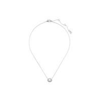 Kate Spade New York Silver Horizontal Oval Halo Necklace - Silver