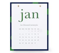Kate Spade New York Small Desk Calendar 2025, Monthly Desktop Calendar Dated January 2025 - December 2025, Acrylic Stand, 3.75 x 4.75, Sonnet Dot