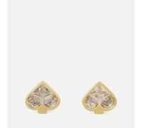 Kate Spade New York Women's So Spade Studs - Clear/Gold