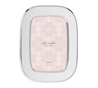 Kate Spade New York South Street 4" X 6" Silver Oval Frame, Metal, 0.8 LB