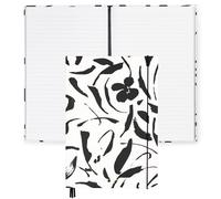 kate spade new york Take Note XL Notebook Journal, Vegan Leather Hardcover Journal, Diary Includes 168 Lined Pages, 11" x 7" Writing Pad (Painters Garden)