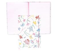 kate spade new york Take Note XL Notebook Journal, Vegan Leather Hardcover Journal, Diary Includes 168 Lined Pages, 11" x 7" Writing Pad (Joyful Garden)