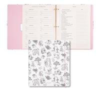 kate spade new york Bridal Wedding Planner Binder, Personal Organizer for Bride with Pages for To-Do Lists, Notes, Budgeting, Invitations, I Do (Gold Heart Knot)