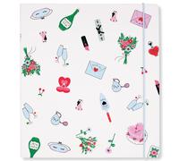Kate Spade New York Wedding Planning Book and Organizer, Wedding Binder with Pages for To-Do Lists, Notes, Budgeting, Invitations, Wedding Cake Toss