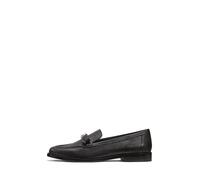 Kate Spade New York Women's Deco Bow Loafer, Black Leather, 4.5 UK