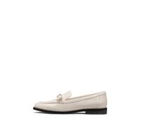 Kate Spade New York Women's Deco Bow Loafer, Cashew Milk Leather, 9 UK