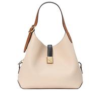 kate spade new york Women's Deco Colorblocked Pebbled Leather Medium Crossbody Tote, Milk Glass Multi, One Size