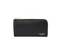 kate spade new york Women's Devin Saffiano Leather Zip Around Continental Wallet, Black, One Size