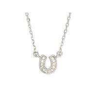 kate spade new york You're A Gem Pave Horseshoe Pendant, Regular, Brass, Cubic Zirconia