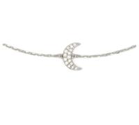 kate spade new york You're A Gem Pave Moon Bracelet, One Size, Cubic Zarconia, Cubic Zirconia