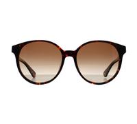 Kate Spade Eliza/f/s 086/LA HAVANA Sunglasses Women's Acetate, Standard, 55