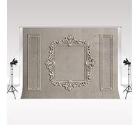 Kate Studio Backdrop for Photography 3x3m/10x10ft Wedding Photocall Background Middle Ages Retro Cement Wall Portrait Backdrop Grey Religion Wall Sacred Wedding Photo Shooting