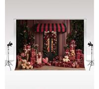 Kate Valentine's Day Rose Flower Shop Photography Backdrop 2.2x1.5m/7x5ft Pink Love Gift Girl Birthday Adult Romance Party Decoration Banner Family Portrait Photo Background
