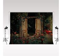 Kate Wedding Photography Backdrop Studio 2.2x1.5m/7x5ft Rose Manor Background Studio for Photography Valentine's Day Retro Fairy Decoration Anniversary Party Background Birthday Photo Studio Backdrop