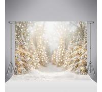 Kate Winter Snow Scene Background for Photography Christmas Tree Backdrops 10x6.5ft/3 * 2m Christmas Outdoor Background for Newborn Children Happy New Year Photo Studio Props