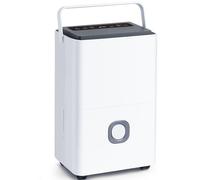 Katenpo 65L/Day Smart Commercial Dehumidifier: Low Energy Compressor, 4.5L Large Tank with Continuous Drain, 24H Timer & Mould Control, Quiet for Home/Bathroom/Bedroom/Garage/Basement/Drying Clothes