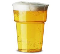 Katerglass Plastic Half Pint Tumblers 12oz Lined and CE stamped at 10oz - Case of 1000 - Disposable