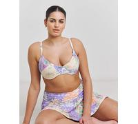 Katerini Bikini Top Patchwork Floral 36G
