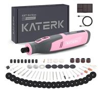 Katerk Cordless Rotary Tool, 4V 4000mAh Battery, 6-Speed Variable 28000RPM, Rotary Tool Kit with 70 Accessories Engraving Pen for Sanding, Polishing, Drilling, Etching, Grinding, Wood Carving