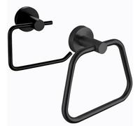 Katezon SUS304 Stainless Steel Toilet Paper Holder and Towel Ring